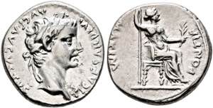 Tiberius (14-37) - Denarius (3,92g) 18-35 n. ... 