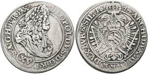 Leopold I. 1657-1705 - XV Kreuzer 1694 MMW ... 