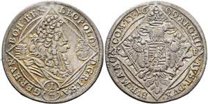 Leopold I. 1657-1705 - 1/4 Taler 1699 KB ... 