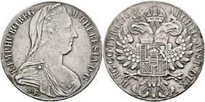Maria Theresia nach 1780 - Taler 1780 S.F. ... 