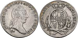 Josef II. 1765-1790 - Scudo 1784 L-B Mailand ... 