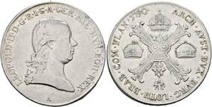 Leopold II. 1790-1792 - Kronentaler 1790 A ... 