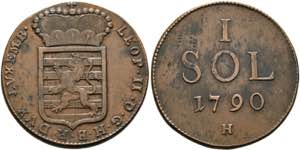 Leopold II. 1790-1792 - Sol 1790 H Günzburg ... 