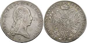 Franz II. 1792-1806-(1835) - 1/2 Taler 1806 ... 