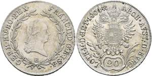 Franz II. 1792-1806-(1835) - 20 Kreuzer 1804 ... 