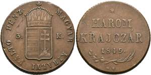 Revolution 1848/1849 - Harom Krajczar (3 ... 