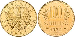 1. Republik 1918-1938 - 100 Schilling 1931 ... 