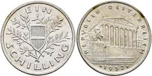 1. Republik 1918-1938 - Schilling 1932 winz. ... 