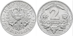 2. Republik seit 1945 - 2 Schilling 1952 R ... 