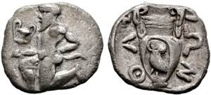 Thasos - Trihemiobol (0,69g) ca. 412-404 v. ... 