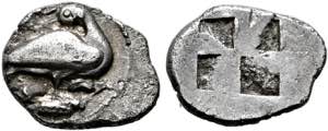 Eion - Diobol (0,95g) ca. 470-460 v. Chr. ... 