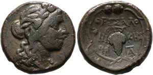 Thessalonika - Bronze (11g) ca. 187-168/7 v. ... 