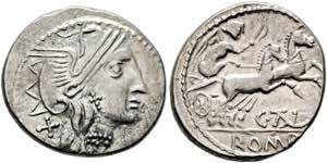 Imitationen römischer Münzen - Denarius ... 