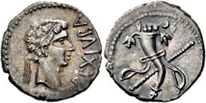 Iuba II. (25 v.Chr.-24 n.Chr.) - Denarius ... 