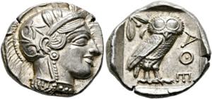 Athen - Tetradrachme (17,20 g), ca. 454-404 ... 
