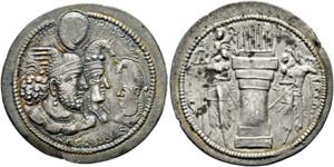 Varhran II. (276-293) - Drachme (4,19 g). ... 