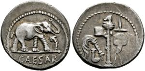 C. Iulius Caesar - Denarius (3,81 g), ... 