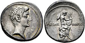 C. Caesar Octavianus - Denarius (3,98 g), ... 