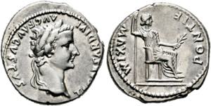Tiberius (14-37) - Denarius (3,81 g), ... 