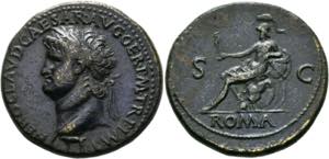 Nero (54-68) - Sestertius (27,25 g), Roma, ... 