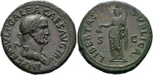 Galba (68-69) - Sestertius (26,17 g), Roma, ... 
