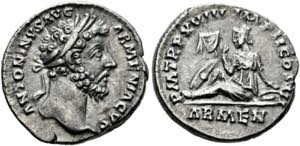 Marcus Aurelius (161-180) - Denarius (3,15 ... 