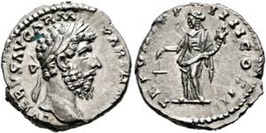 Lucius Verus (161-169) - Denarius (3,28 g), ... 