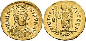 Anastasius I. (491-518) - Solidus (4,42 g), ... 