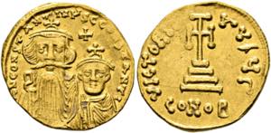 Constans II. (641-668) - Solidus (4,28 g), ... 