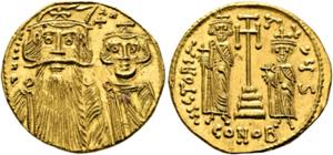 Constans II. (641-668) - Solidus (4,35 g), ... 