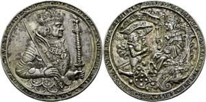 Maximilian I. 1493-1519 - Silbergussmedaille ... 