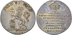 Franz II. (I.) 1792-1835 - AR Jeton (2,19g), ... 