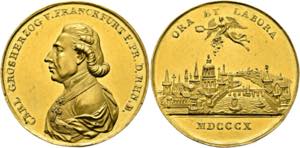 Frankfurt - AU-Medaille zu 10 Dukaten ... 