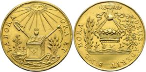 Hamburg - AU-Medaille (13,54g), (34mm) (im ... 