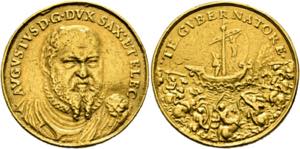 August 1526-1586 - Goldgussmedaille ... 