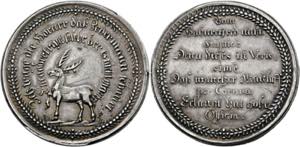 Friedrich August II. 1733-1763 - AR-Medaille ... 