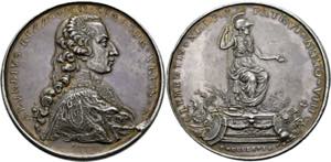 Rom - AR-Medaille (92,71g), (63mm) 1766 von ... 