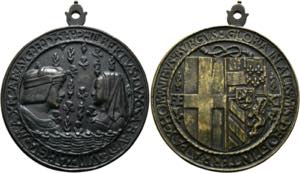 Filiberto II. 1497-1504 - Bronzegussmedaille ... 