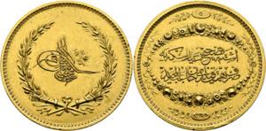 Abdul Medjid 1839-1861 - AU-Medaille ... 
