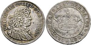 Friedrich III. 1648-1670 - 2 Mark 1666 ... 