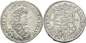 Gustav 1657-1701 - 2/3 Taler 1676 Dav. 913 ... 