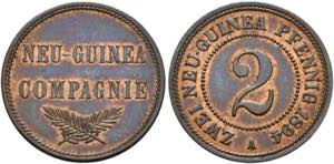 Deutsch-Neu-Guinea - 2 Pfennig 1894 A Berlin ... 