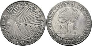 GUATEMALA - 8 Reales 1826 Nueva Guatemala ... 