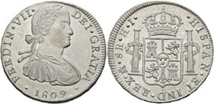 Ferdinand VII. 1808-1821 - 8 Reales 1809 ... 