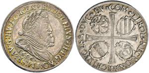 Rudolf II. 1576-1612 - Sechser 1606 Hall Mm. ... 