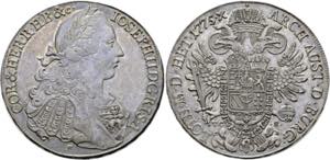Josef II. 1765-1790 - Taler 1775 F/V.C.-.S. ... 