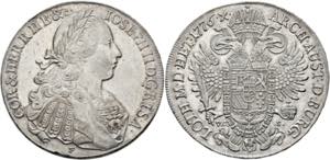 Josef II. 1765-1790 - Taler 1776 F/V.C.-.S. ... 