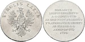 Leopold II. 1790-1792 - AR-Jeton 1790 auf ... 