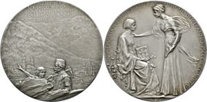 Hall in Tirol - AR-Medaille (44,92g), (50mm) ... 