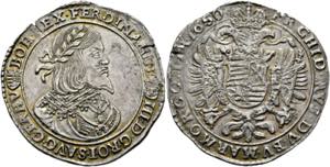 Ferdinand III. 1637-1657 - 1/2 Taler 1650 KB ... 